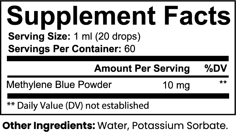 Ascend Methylene Blue Drops